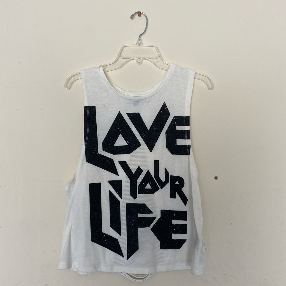 Ribbed Back tank top